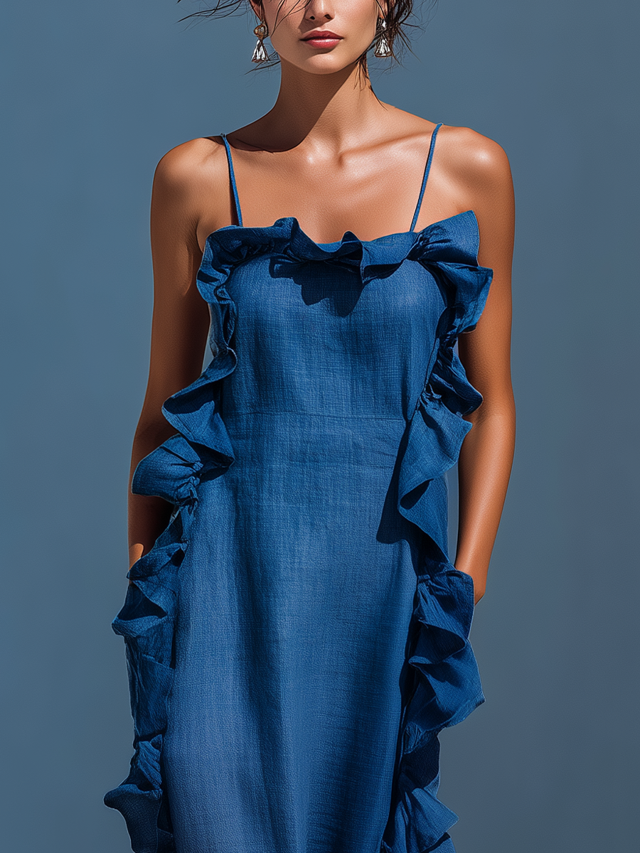 Madison - Flowing Ruffle Maxi Dress