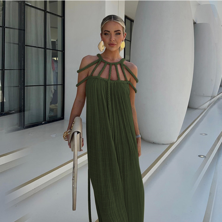 SEVYNA | GOWN MAXI DRESS Green