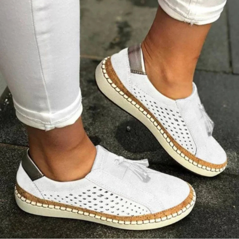 Arden | Orthoflex Slip-Ons White