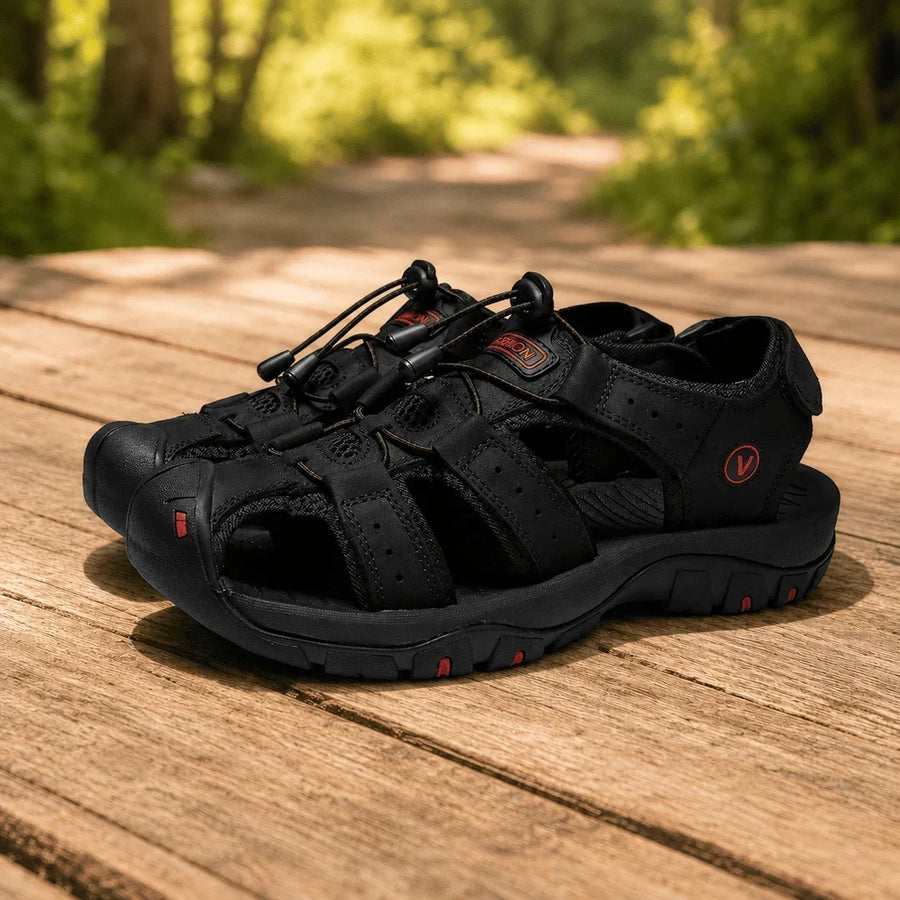 Amos - Comfortable Closed-Toe Sandals