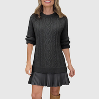 Eira | Classic Sweater Dress Black