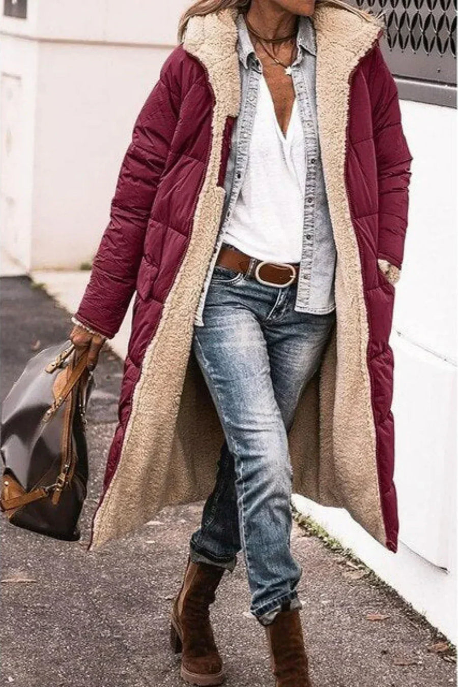 Madeline – Reversible Long Winter Jacket
