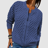 Nyla - Premium Knitted Cardigan with Zipper
