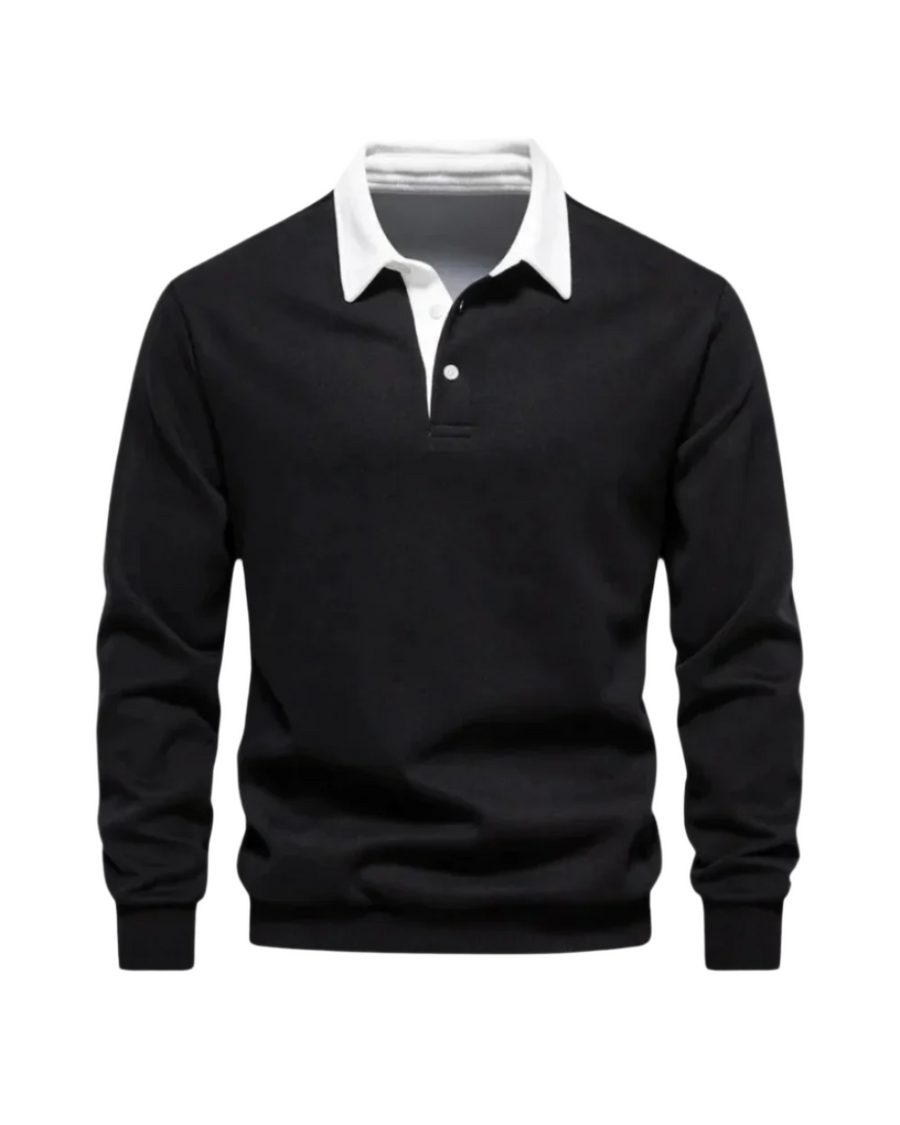 Curtis – Casual Polo Knit Sweater