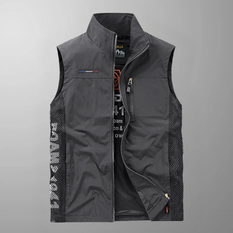 Edward - Multi-Pocket Breathable Outdoor Cargo Gilet