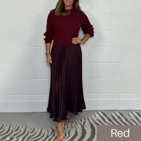 Helena™ | Maxi Dress (Sweater & Skirt Set)