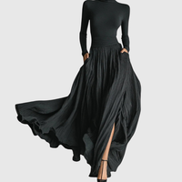 Cerynn | High Waist Maxi Skirt Plus Shirt XS