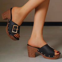 Orfa Platform Heel Sandal