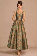 Sarai Vintage Teal Maxi Dress