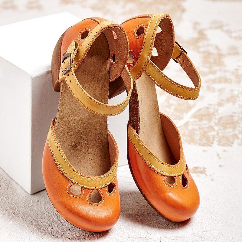 Aoife – Orthopedic Low-Heel Sandals