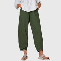Leona | Comfortable Pants Military Green