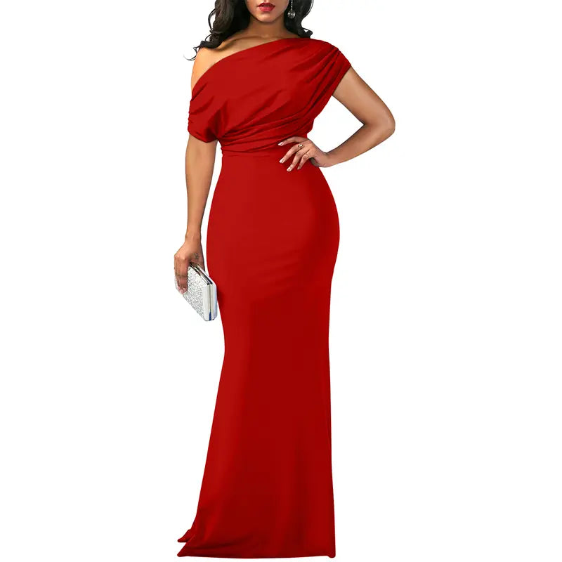 Greer – Off-Shoulder Bodycon Evening Gown