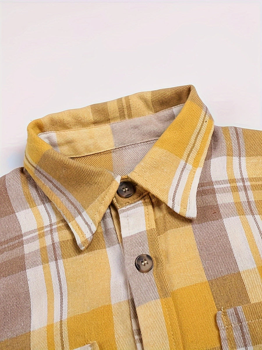Colette – Long Sleeve Gingham Summer Shirt