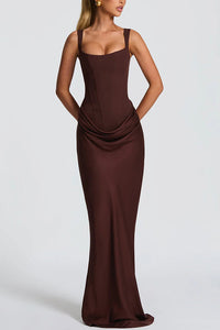 Caitlin - Maxi Dress with Square Neckline