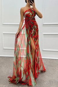 Lily - Vibrant Draped Dress