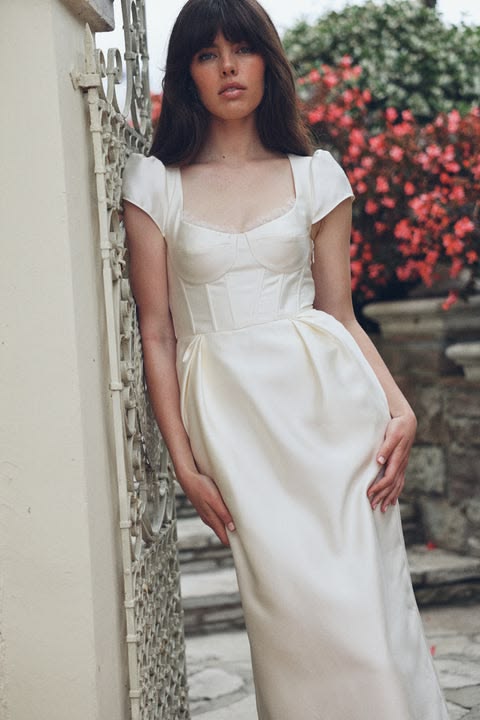 The Mallorca Dress In Ivory