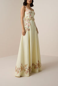 Riah Buckle Long Dress