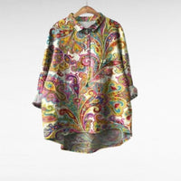 Amoret - Elegant linen summer blouse