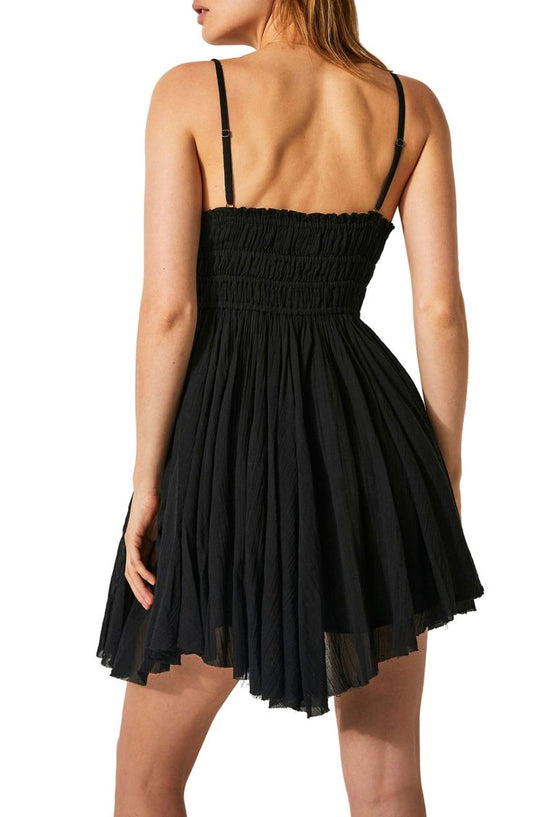 Delia Asymmetric Raw Hem Cotton Dress (Women) Nordstromrack
