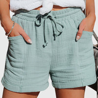 Maya | Elegant Women's Shorts Light Green