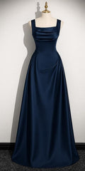 Prom Dress Satin In 130+ Colors S1006 Navy Long Formal Gown 2026