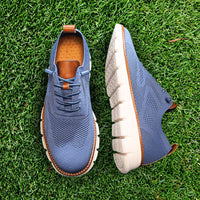 Nigel – Ultracomfort Breathable Shoes in Blue & White