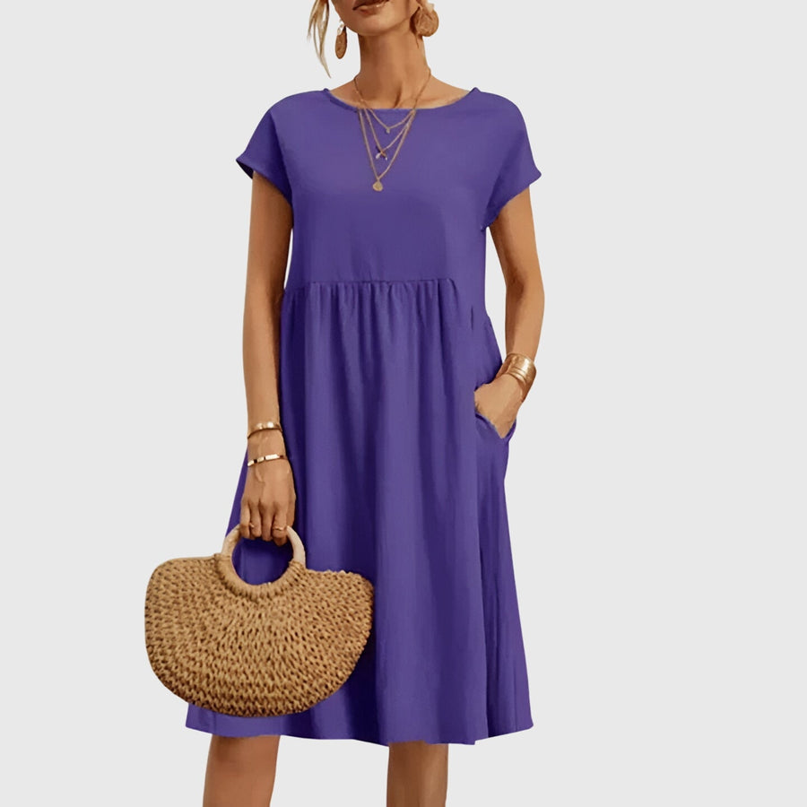 Mirabel | Elegant Spring Dress Purple