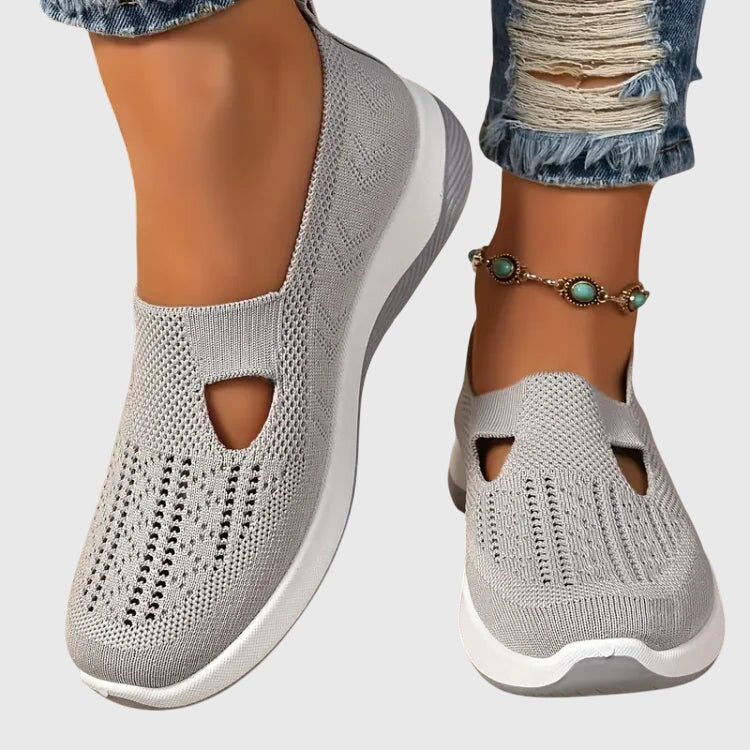 Lora Orthopedic Walking Shoes Gray