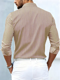 Beau – Vintage Striped Long Sleeve Shirt