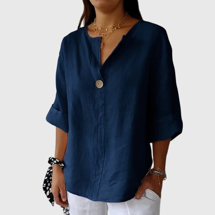 Valentina | Elegant Blouse Blue