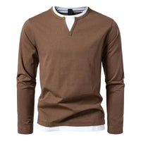 Andrew - Premium Long-Sleeved T-shirt in Combed Cotton
