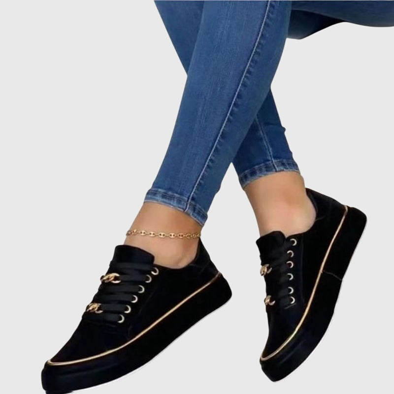 Camille | Stylish Orthopedic Shoes Black