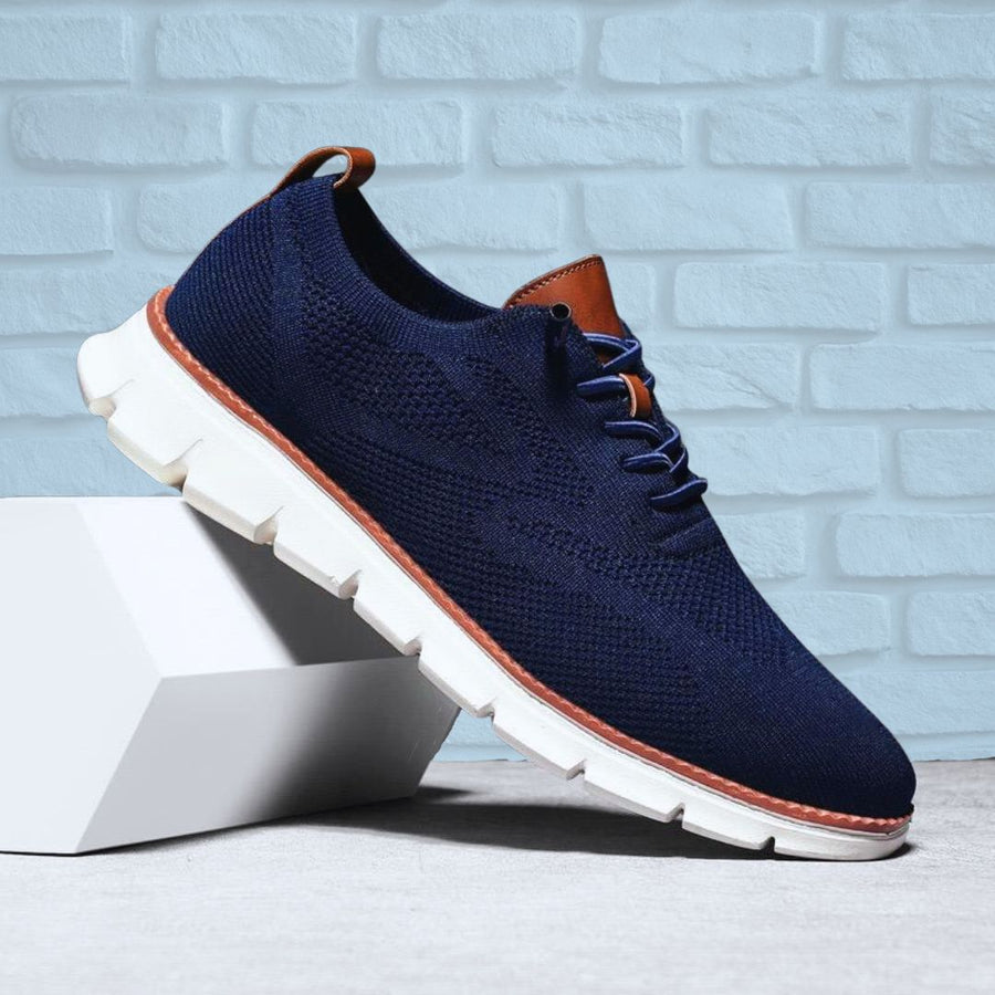 Orson – Ultracomfort Breathable Shoes in Navy Blue