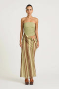 Roscoe Maxi Dress Earth Stripe