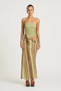 Roscoe Maxi Dress Earth Stripe