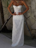 Catherine Corset Top Ivory Outcast US Outcast Usa Dress