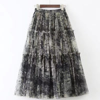 Sabrina Printed Flowy Skirt