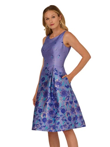 Border Jacquard Dress