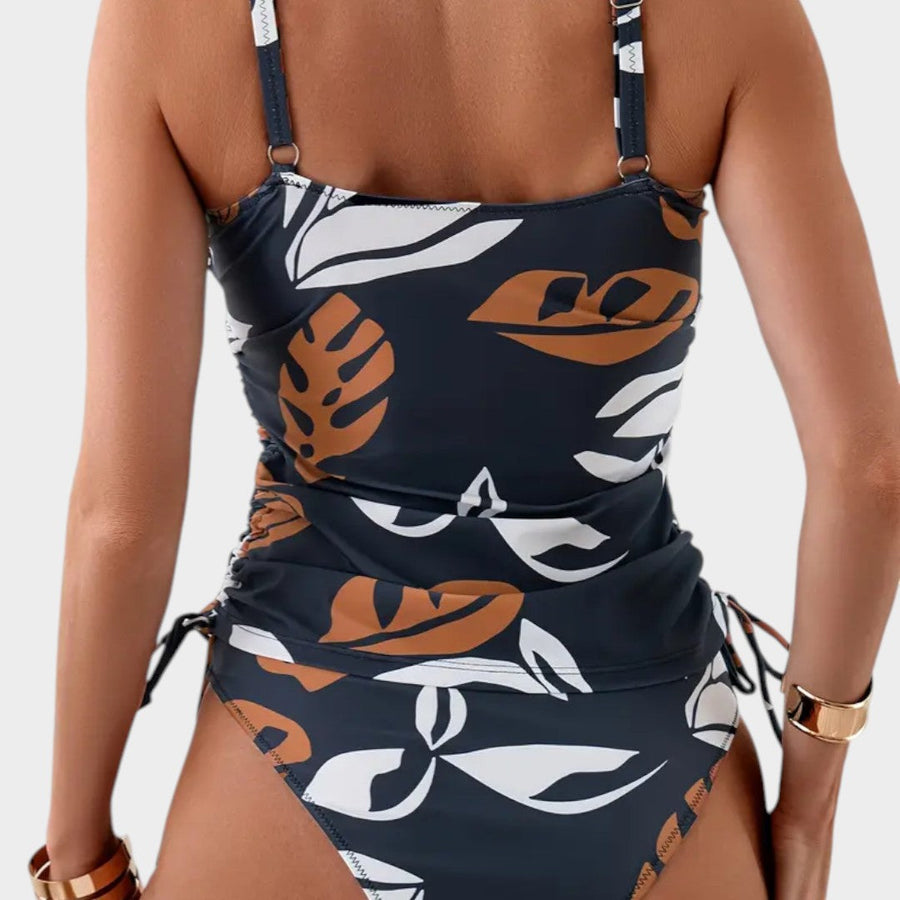 Yvaine - Bikini with Tropical Leaf Print