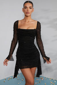 Savanna Beaded Mini Dress
