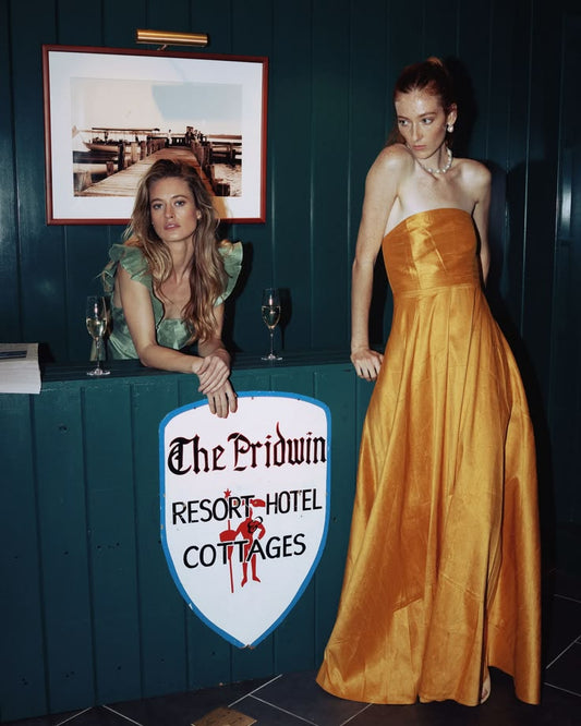 Katherine Maxi Dress In Marigold