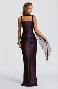 Calanthe Maxi Dress Plum