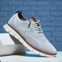 Tate – Ultracomfort Breathable Shoes in Light Grey