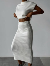 RENA | KNIT SET white-1