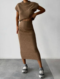 RENA | KNIT SET brown