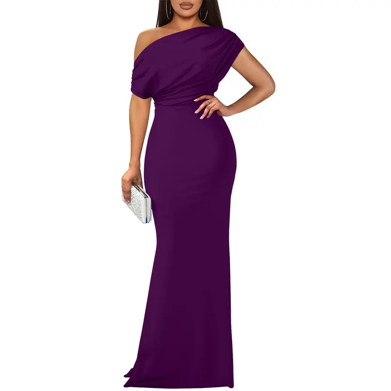 Greer – Off-Shoulder Bodycon Evening Gown