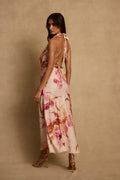 Valentina Light Pink Floral Maxi Dress XL Pre Order Late July 2026