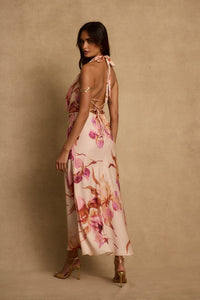 Valentina Light Pink Floral Maxi Dress XL Pre Order Late July 2026