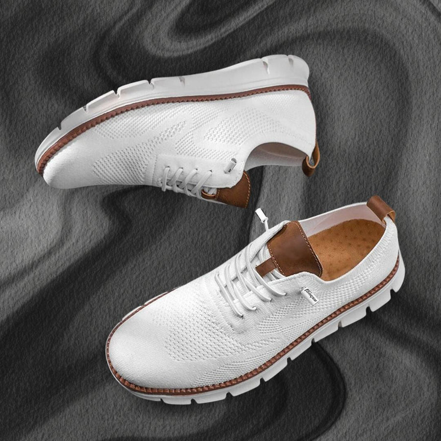 Keaton – Ultracomfort Breathable Shoes in White