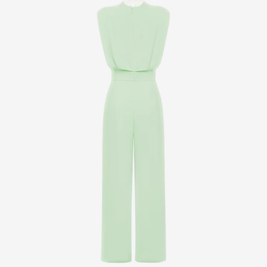 Aria - Belted Fluid Jumpsuit